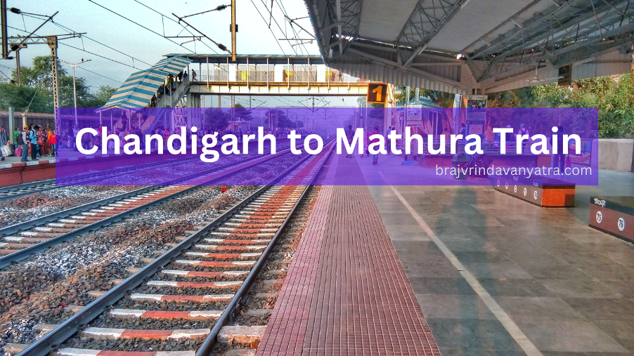 chandigarh to mathura train